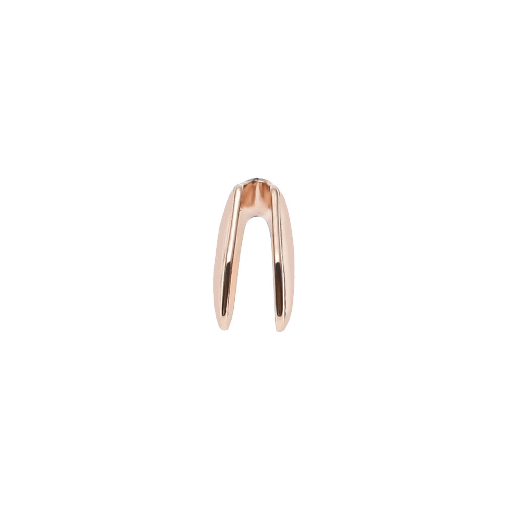 Body Jewelry Videos - 2Pcs Shiny Golden Teeth Braces Brass