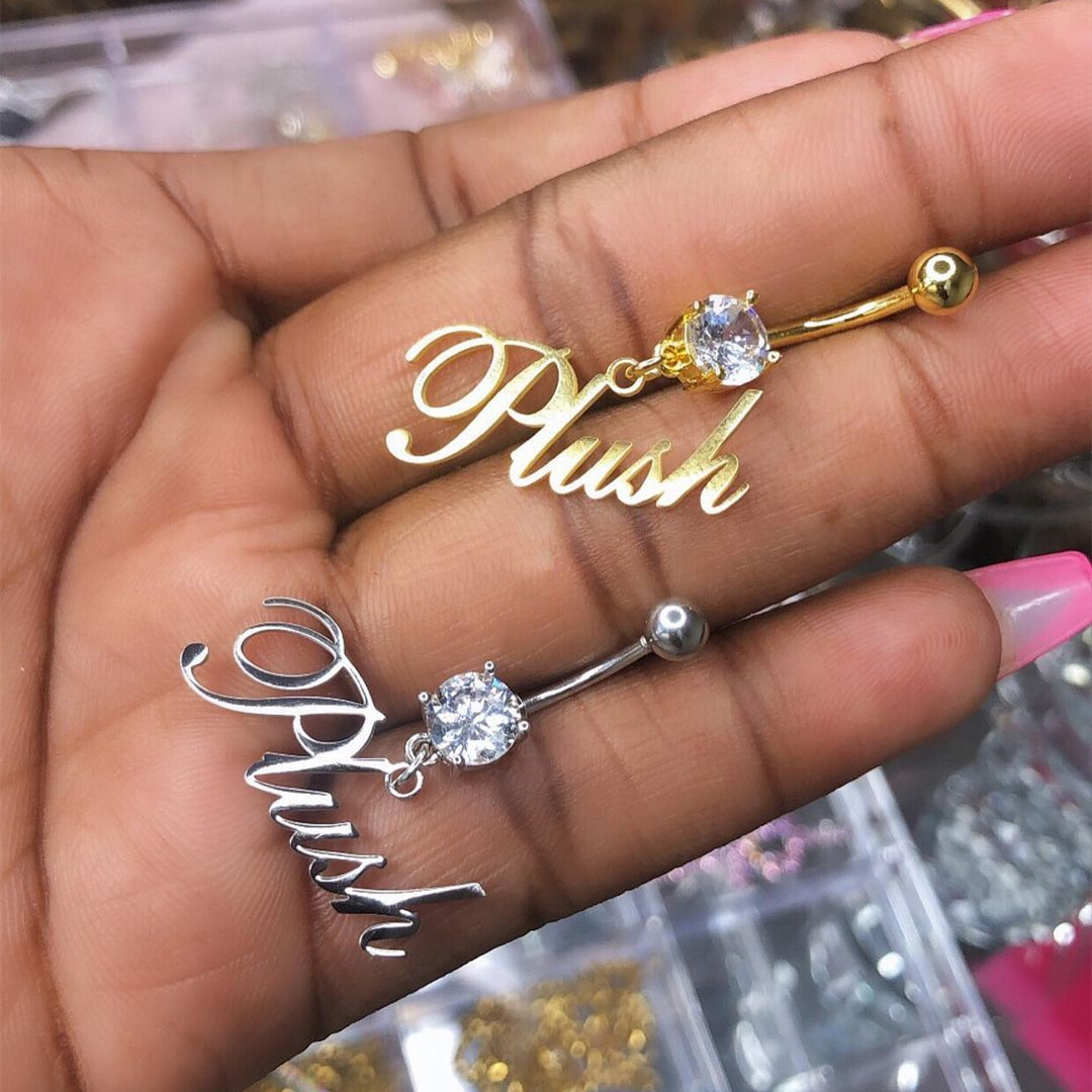 Body Jewelry Names - DOREMI Unique Stainless Steel Custom Name