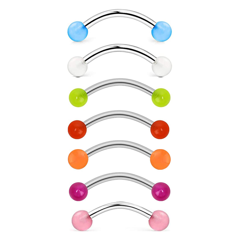 Eyebrow Rings 16g Curved Barbe - огляд і ціна Rook Curved Barbell
