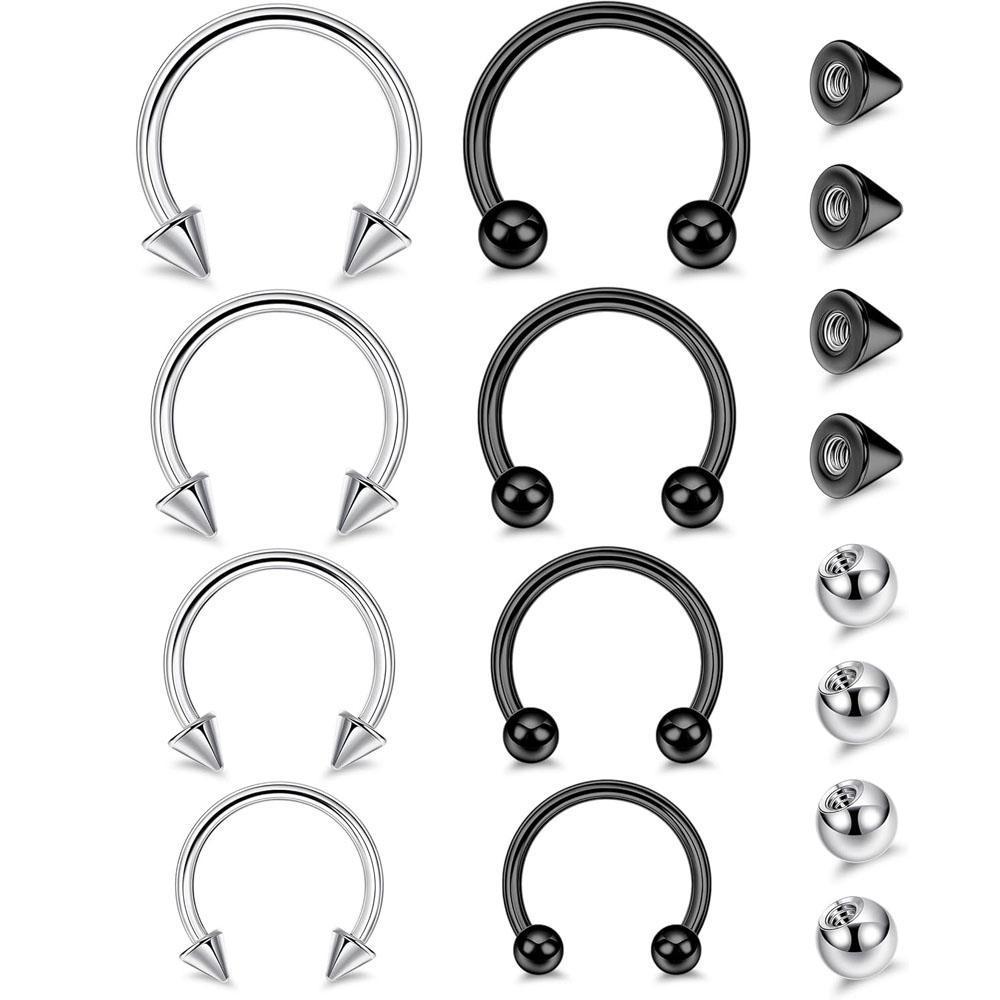 1-16Pcs Set 16G Horseshoe Sept - огляд і ціна Body Jewelry Replacement Ball
