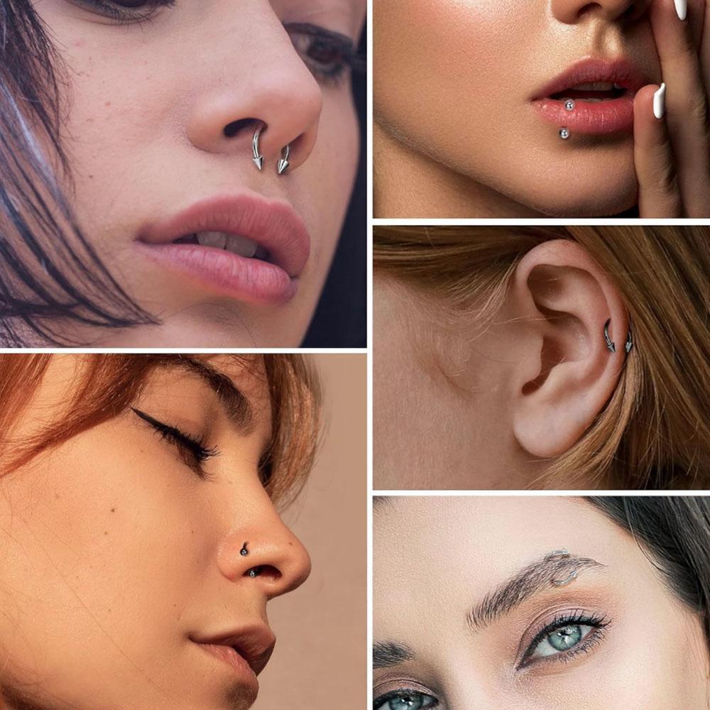 1-16Pcs Set 16G Horseshoe Sept - огляд і ціна Body Jewelry Replacement Ball