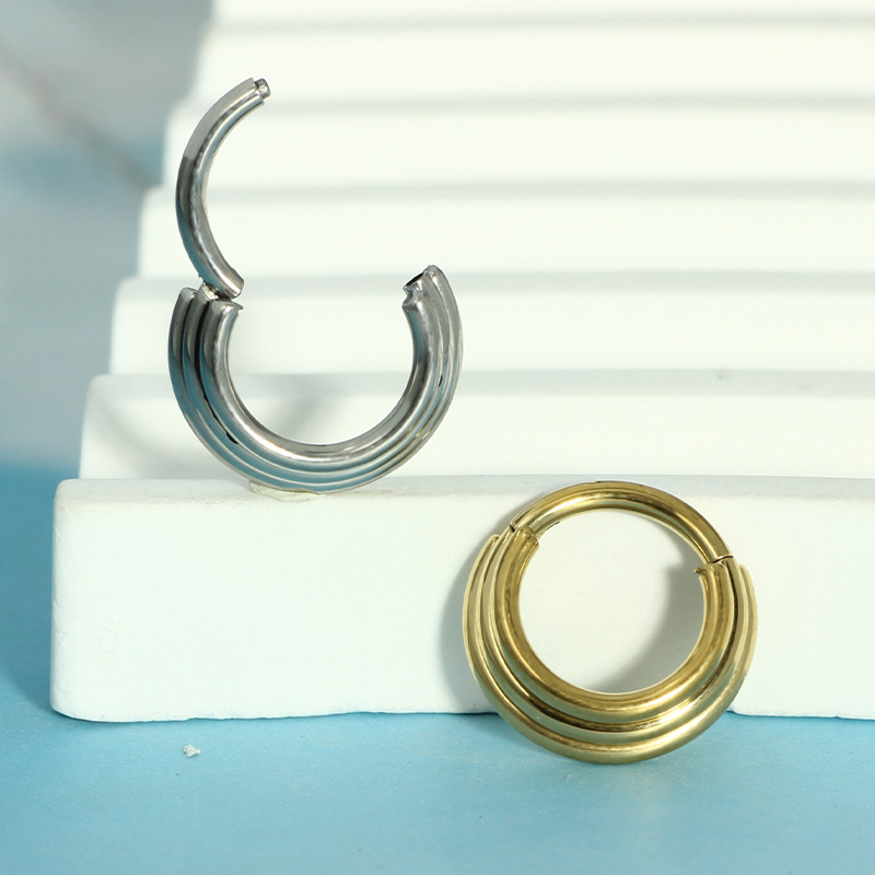 Nose Hoop Earrings Metal Nose  - огляд і ціна Body Jewelry Cartilage Earrings