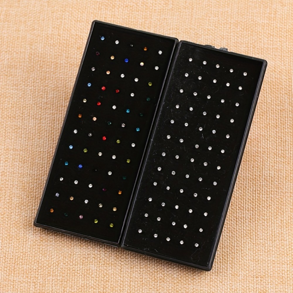 60pcs Nose Ring Set Stud Earri - огляд і ціна Body Jewelry Stores