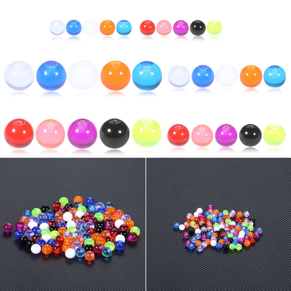 Wholesale Acrylic 3MM 5MM 6MM  - огляд і ціна Body Jewelry Replacement Ball