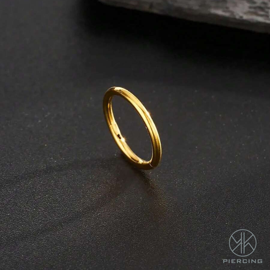 1pc 16G/18G/20G Titanium Golde - огляд і ціна Clicker Ring Seamless