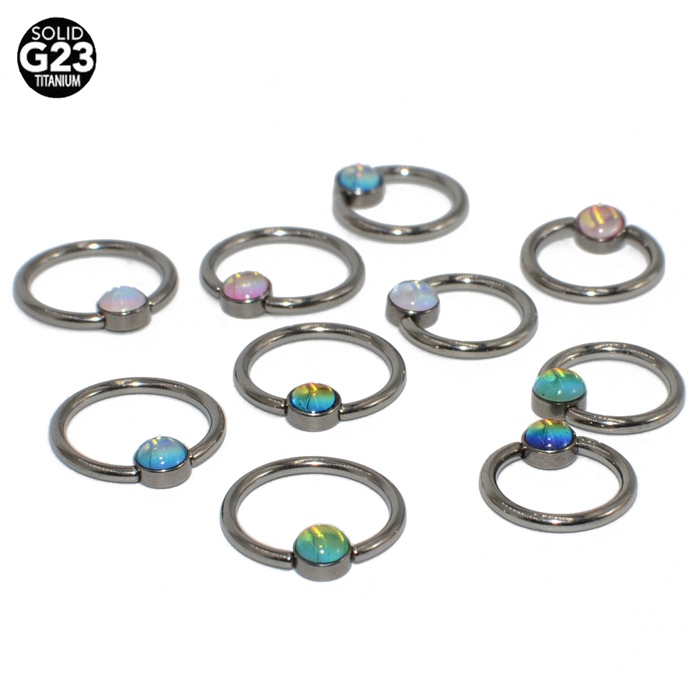 1PC G23 Titanium Bling Bling F - огляд і ціна Rook Curved Barbell