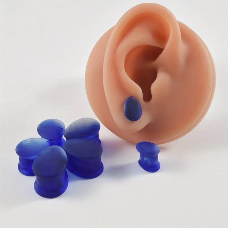 1 Pair Frosted Glass Auricle B - огляд і ціна Body Jewelry Types