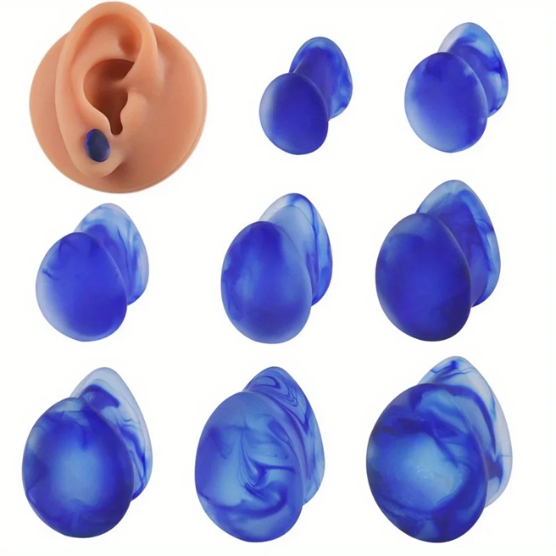 1 Pair Frosted Glass Auricle B - огляд і ціна Body Jewelry Types