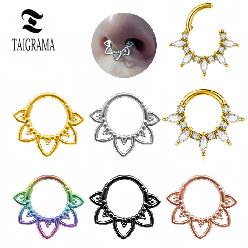 Stainless Steel Nose Ring Flow - огляд і ціна Clicker Ring Seamless