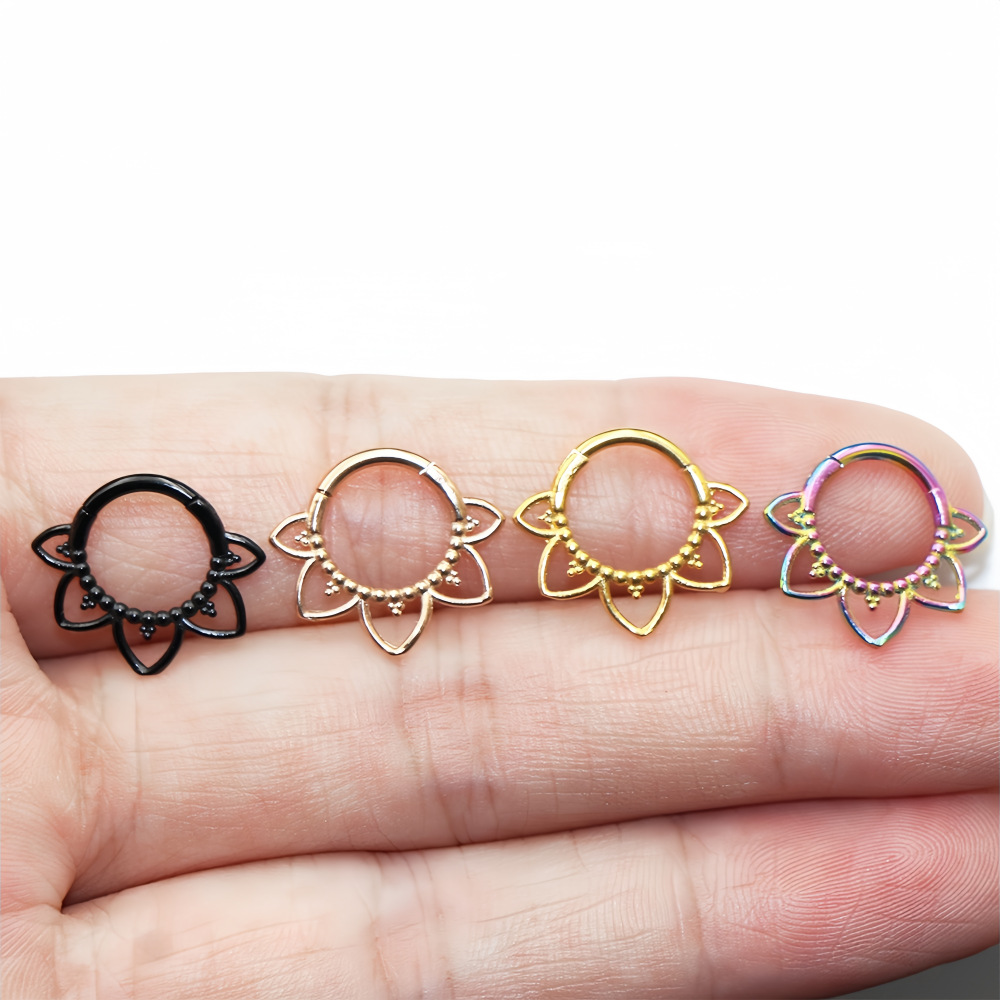 Stainless Steel Nose Ring Flow - огляд і ціна Clicker Ring Seamless