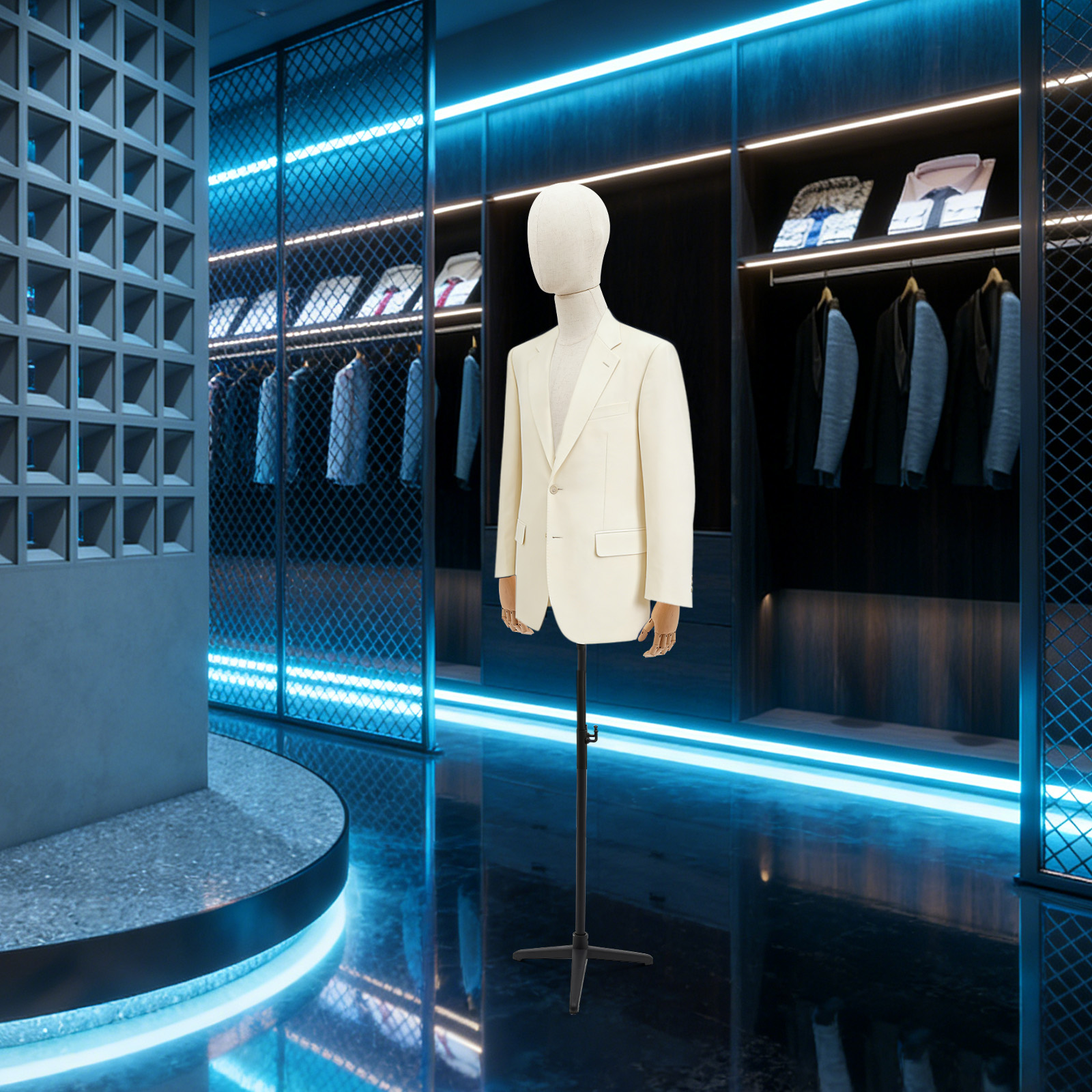 Male Mannequin Display Stand,  - огляд і ціна Body Jewelry Stores