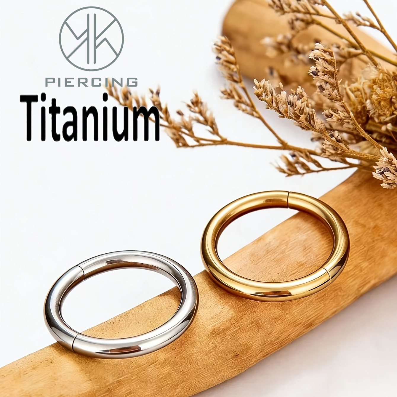 2pcs/Set G23 Titanium Nose Rin - огляд і ціна Clicker Ring Seamless