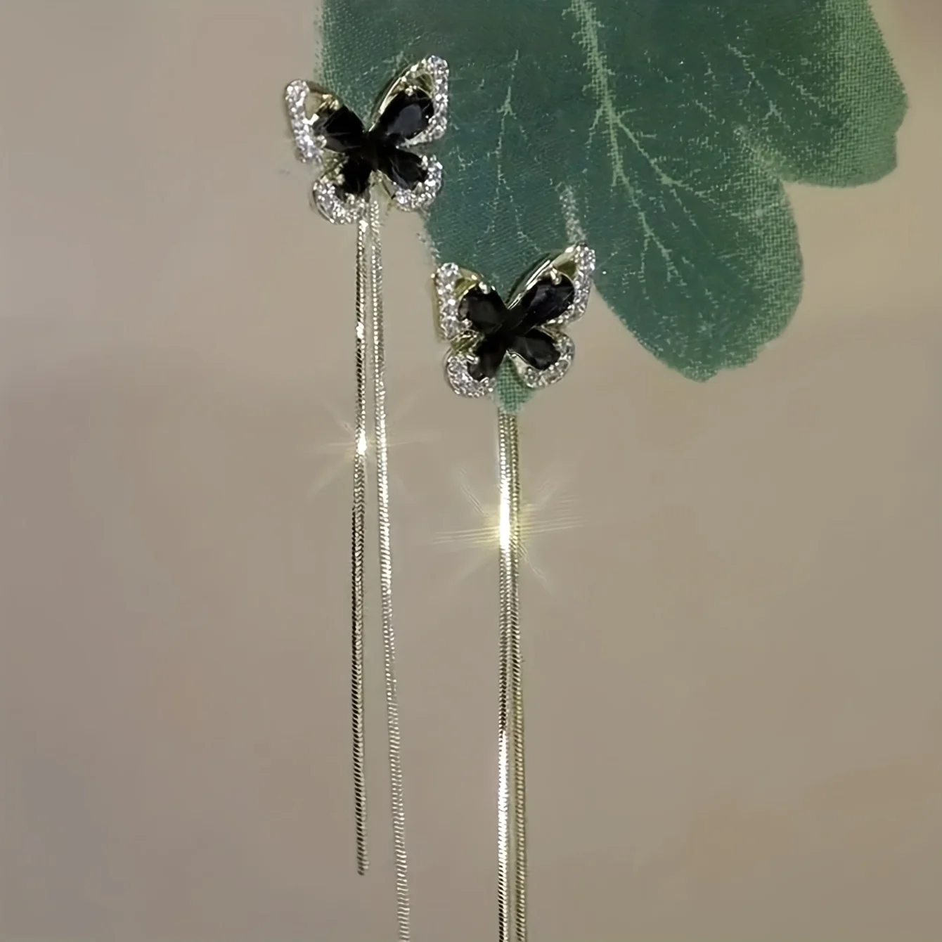 [NEW] A 2pcs, black butterfly  - огляд і ціна Body Jewelry Earrings