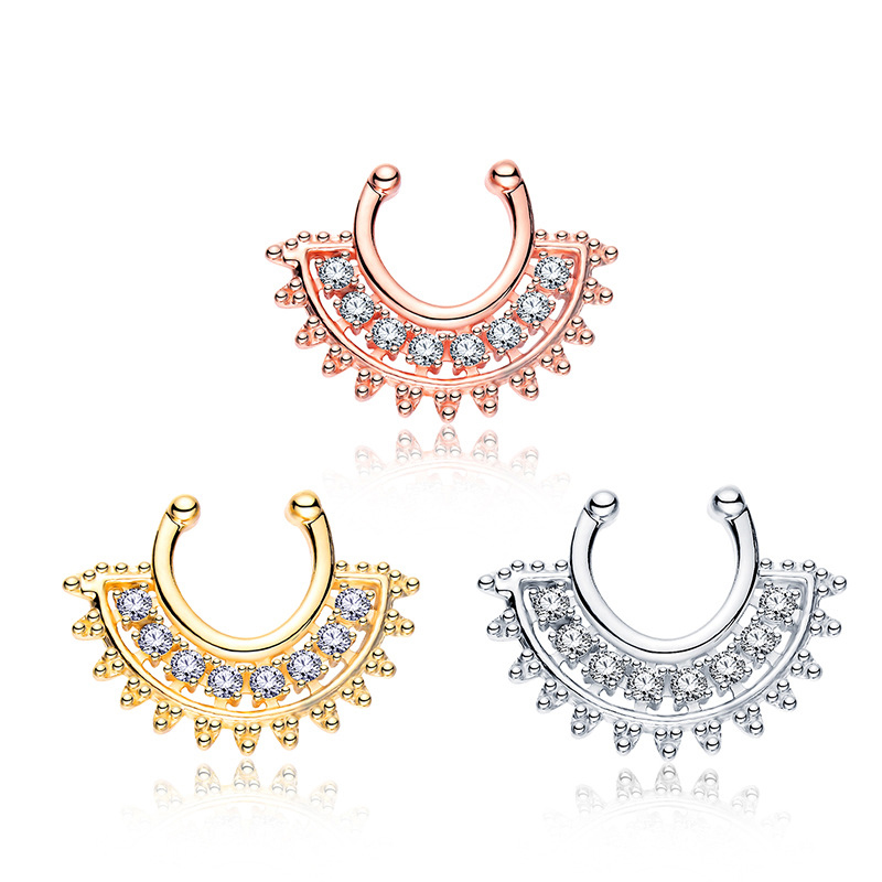 1PCS U-type Fake Septum Clicke - огляд і ціна Body Jewelry Types