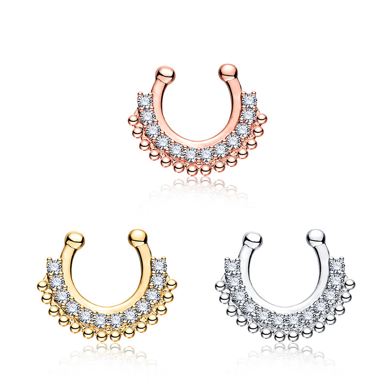 1PCS U-type Fake Septum Clicke - огляд і ціна Body Jewelry Types