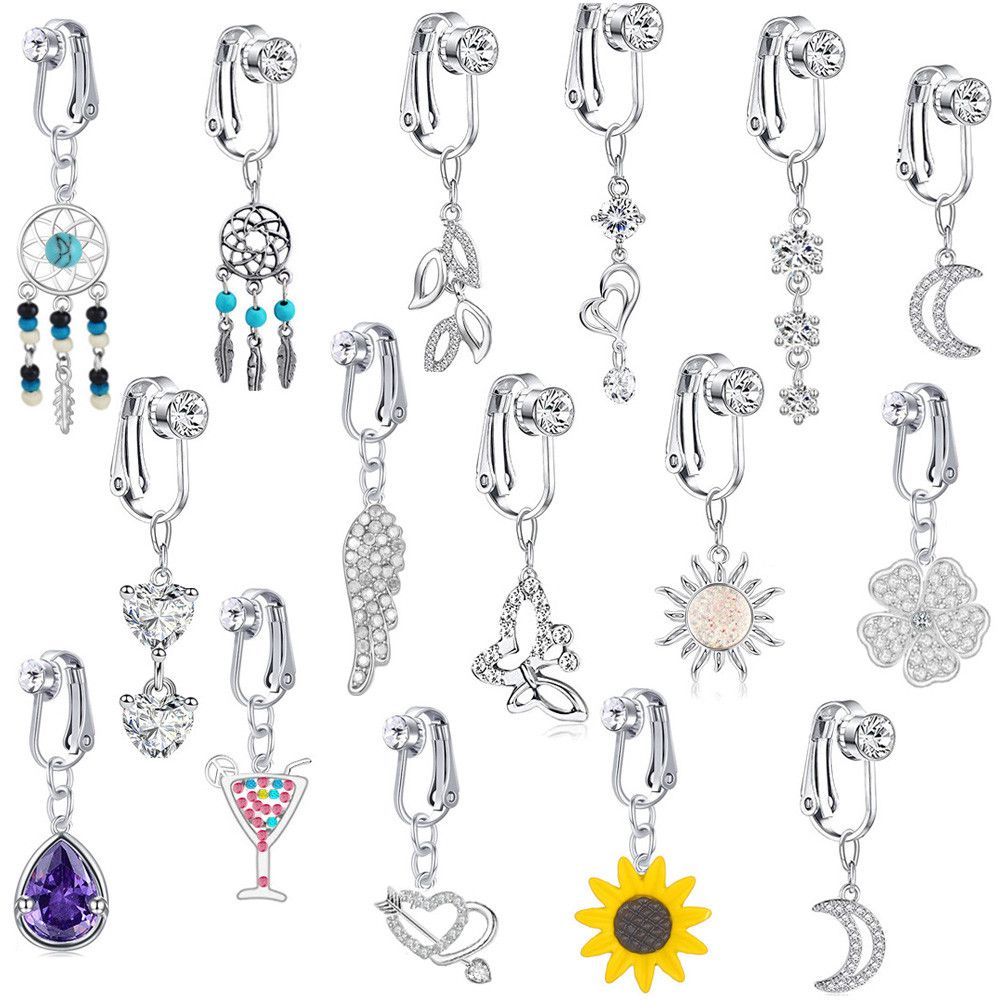 Faux Fake Belly Butterfly Fake - огляд і ціна Body Jewelry Earrings