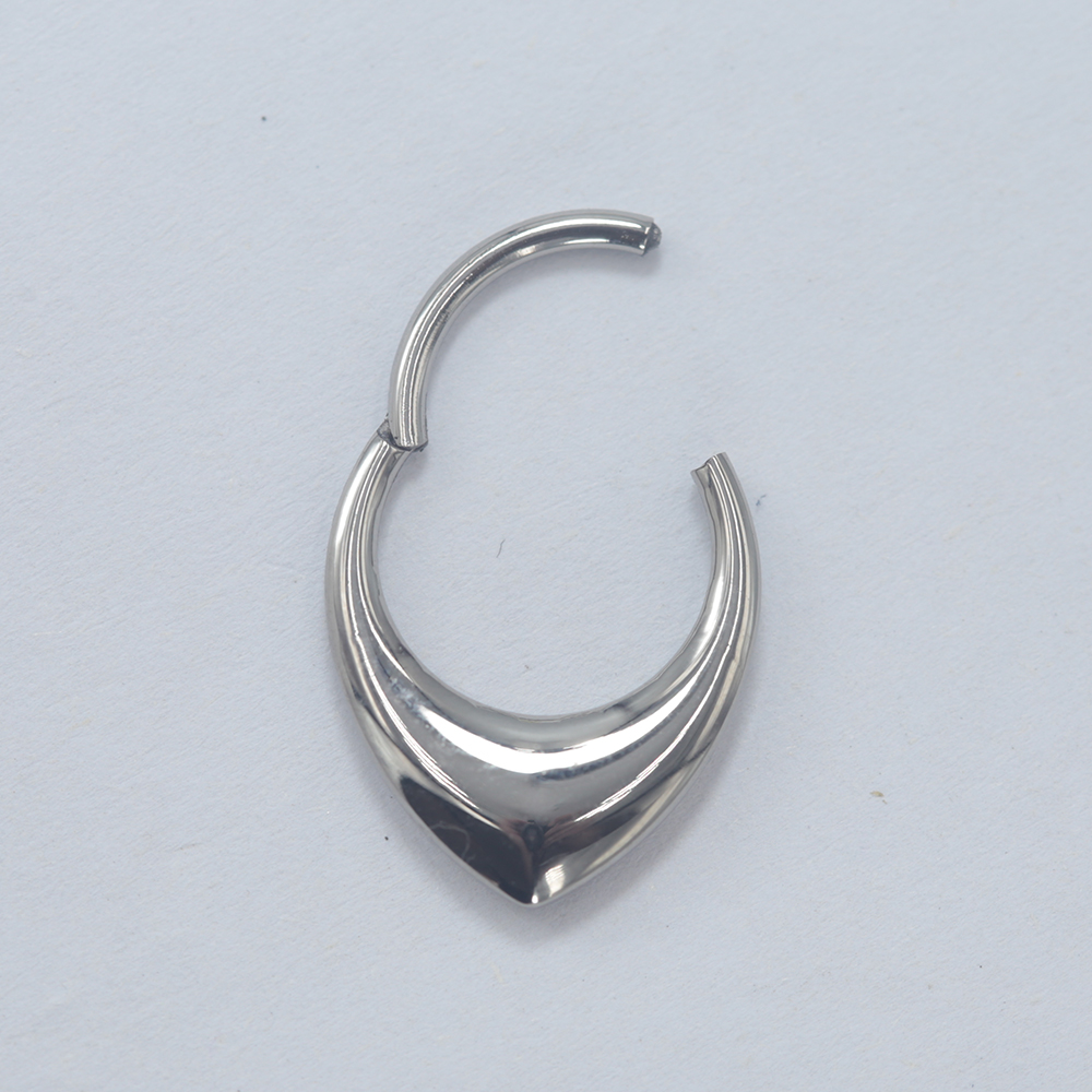 Anodized Titanium Septum Click - огляд і ціна Clicker Ring Seamless