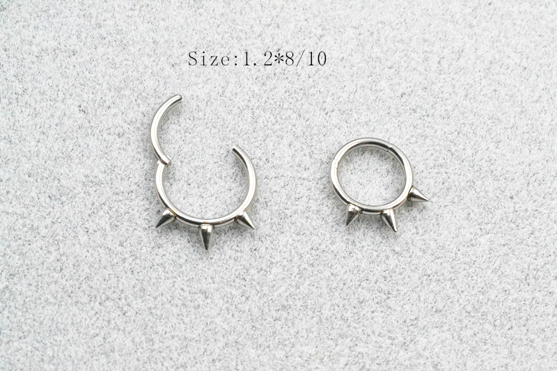 50pcs/Lot  Seamless Hinged Seg - огляд і ціна Clicker Ring Seamless