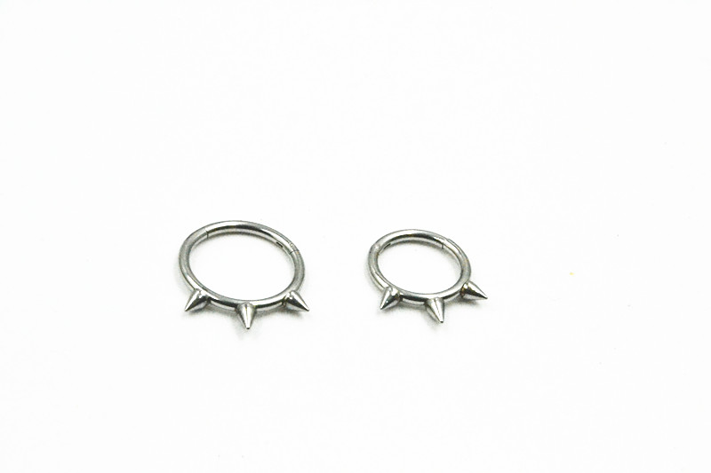 50pcs/Lot  Seamless Hinged Seg - огляд і ціна Clicker Ring Seamless