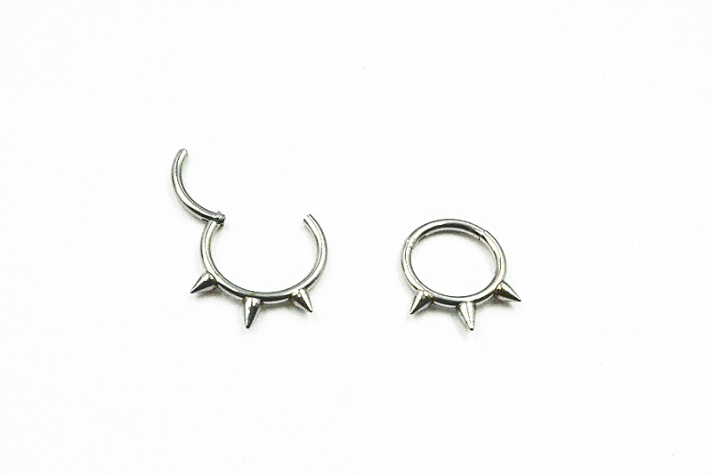 50pcs/Lot  Seamless Hinged Seg - огляд і ціна Clicker Ring Seamless