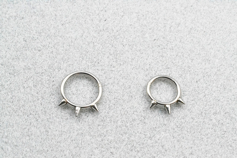 50pcs/Lot  Seamless Hinged Seg - огляд і ціна Clicker Ring Seamless
