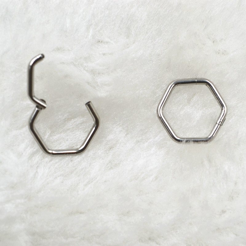50pcs/Lot 316L Surgical Steel  - огляд і ціна Clicker Ring Seamless
