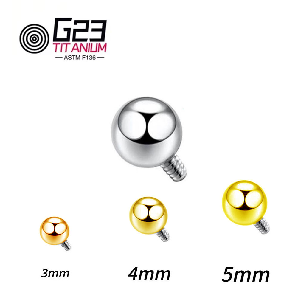 Wholesale 10/50pcs Titanium 14 - огляд і ціна Body Jewelry Replacement Ball