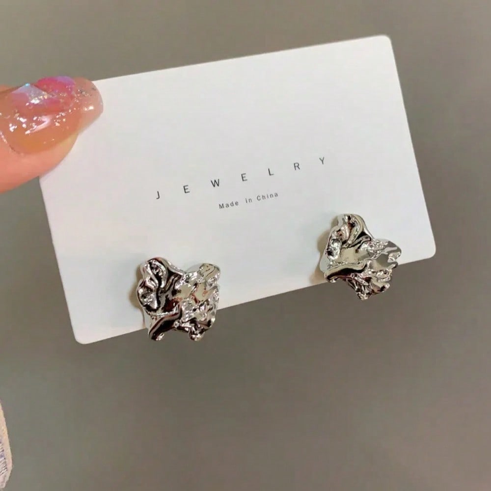 Textured Irregular Cluster Stu - огляд і ціна Cluster Stud Ear