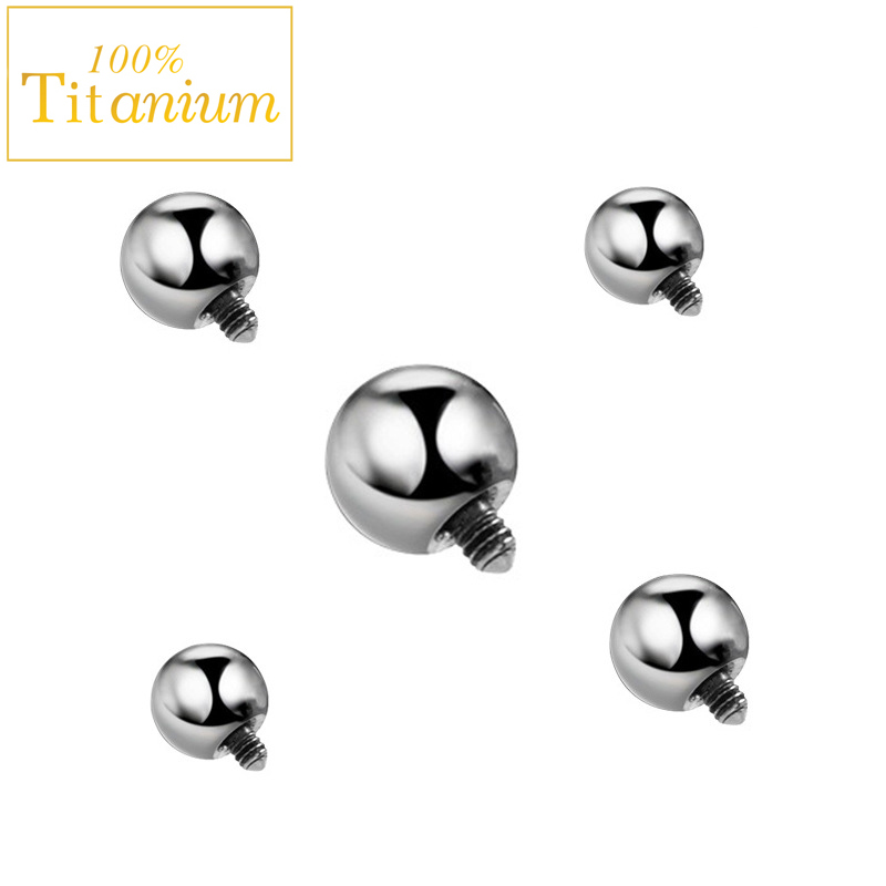 10Pc Implant Grade ASTM G23 Ti - огляд і ціна Body Jewelry Replacement Ball