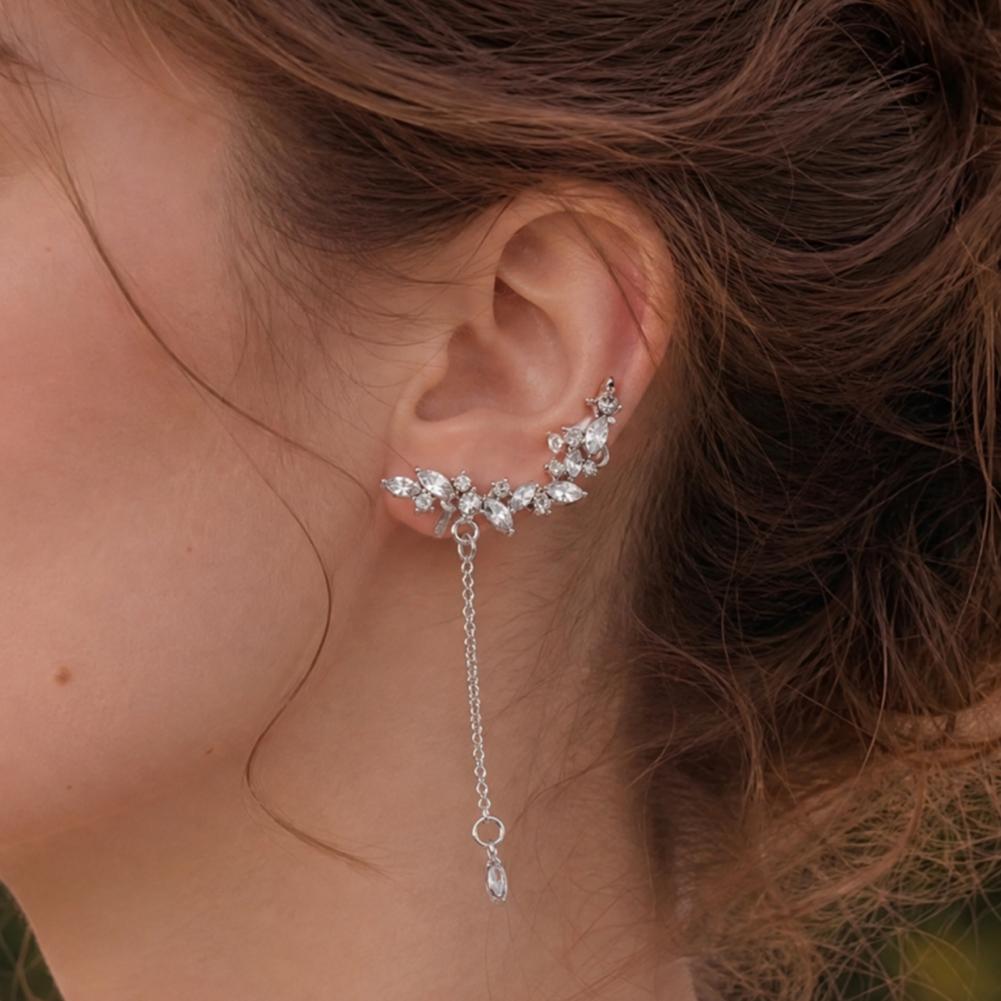 Long Tassel Earrings Diamond F - огляд і ціна Cluster Stud Ear
