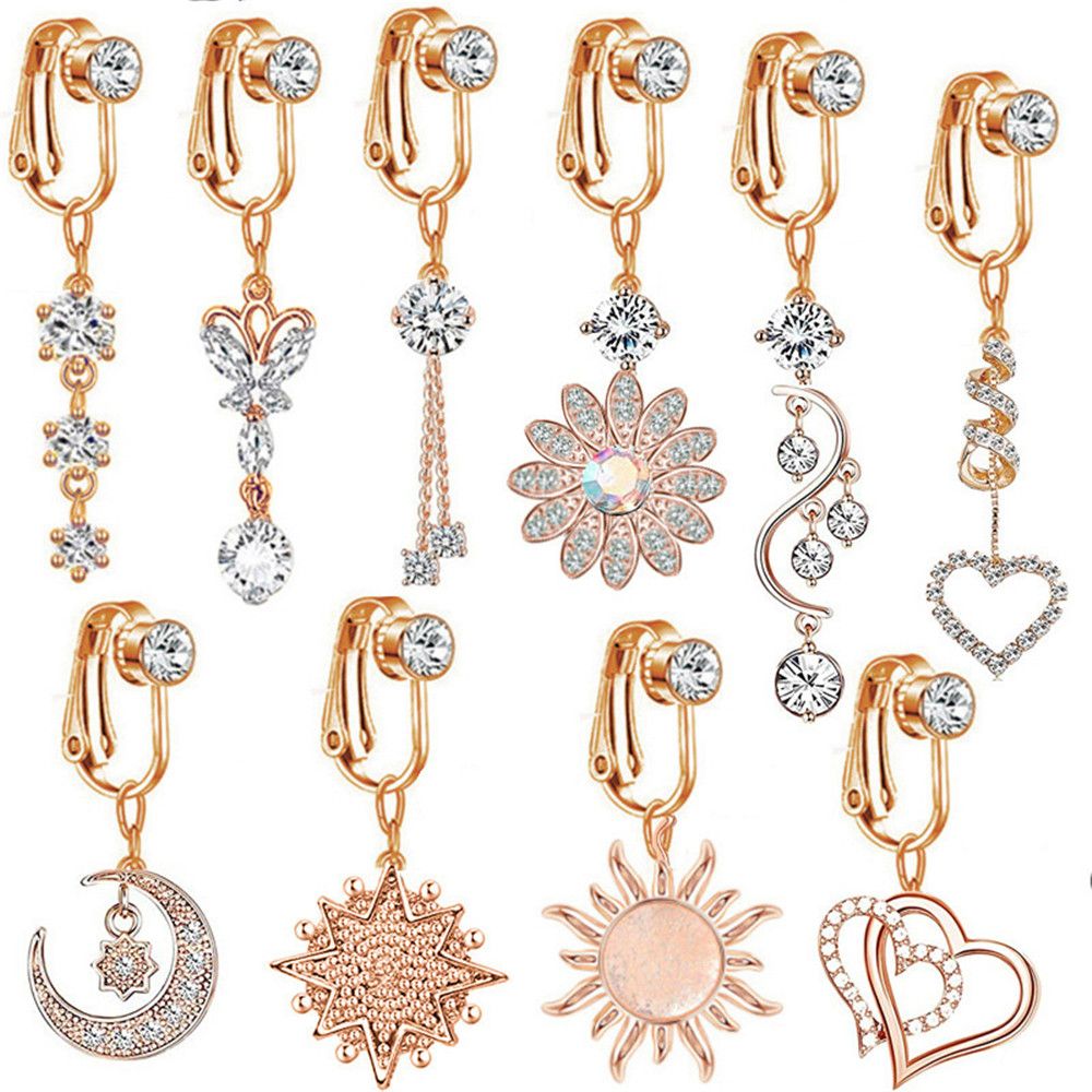 Clip On Umbilical Cartilage Cl - огляд і ціна Body Jewelry Cartilage Earrings