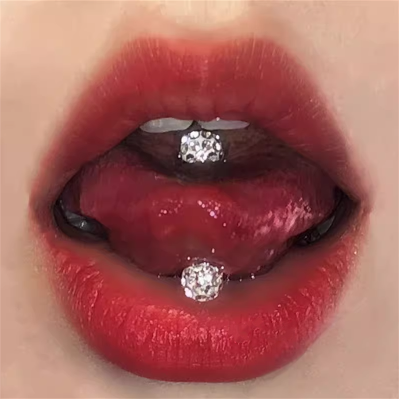 Titanium Steel Tongue Stud Spa - огляд і ціна Body Jewelry Replacement Ball