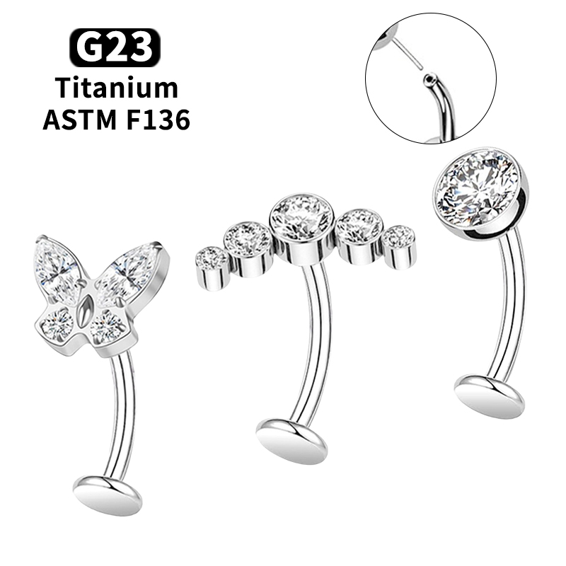 14G G23 Titanium Curved Belly  - огляд і ціна Body Jewelry Types