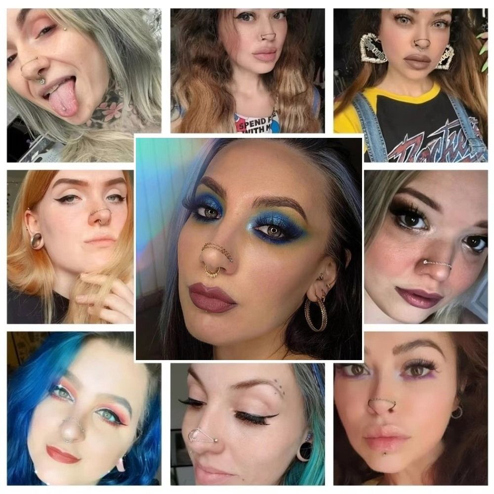 Titanium Nose Chain Three Laye - огляд і ціна Body Jewelry Earrings