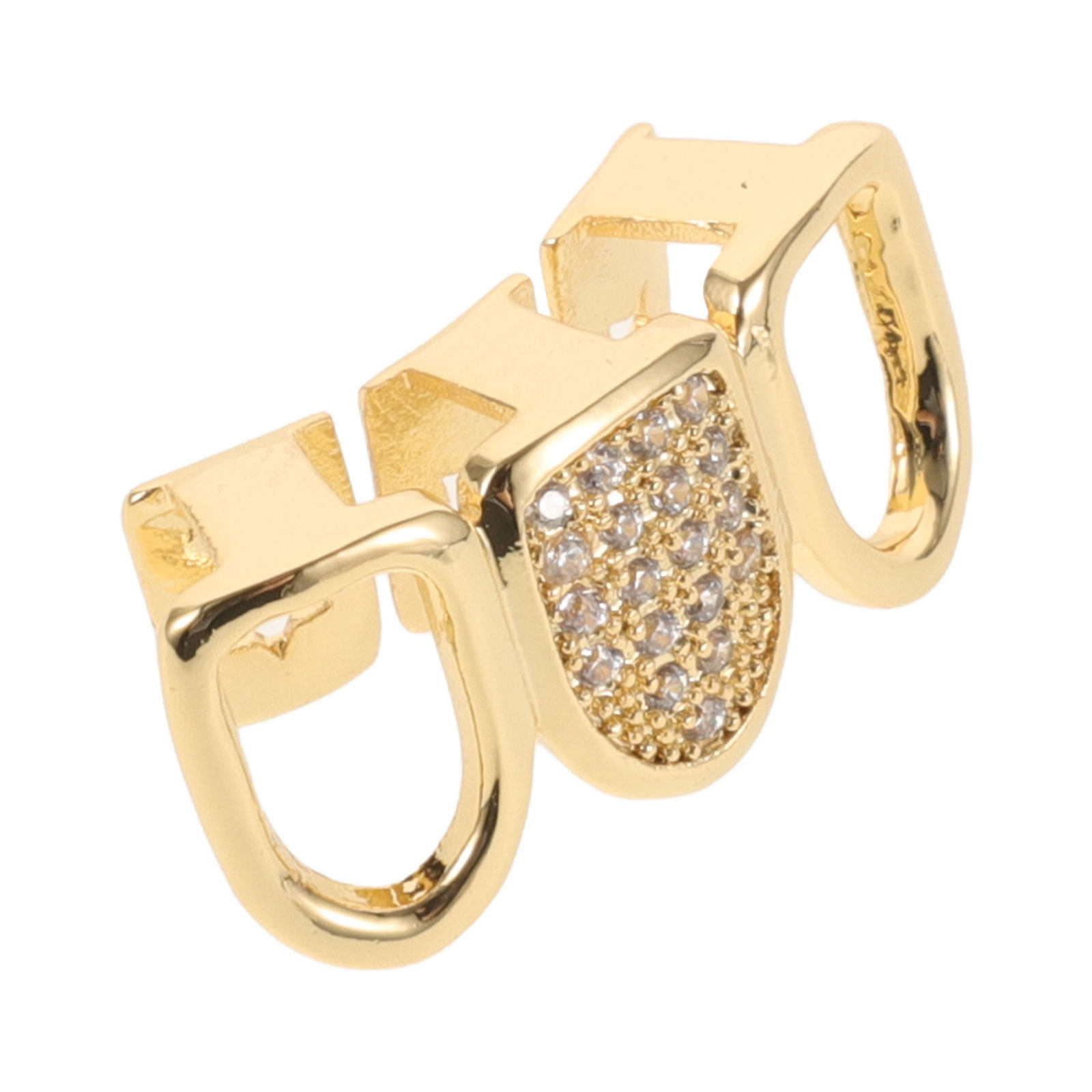 1Set Copper Gold Tooth Grills  - огляд і ціна Body Jewelry Videos