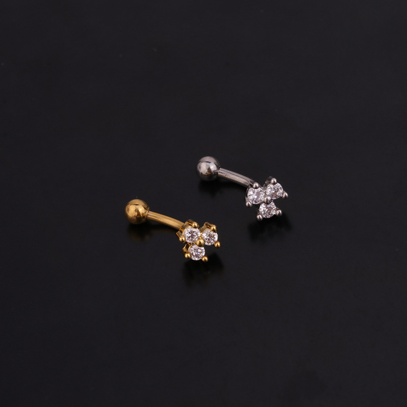 1Pc 1.2x8mm Eyebrow  Daith Snu - огляд і ціна Rook Curved Barbell