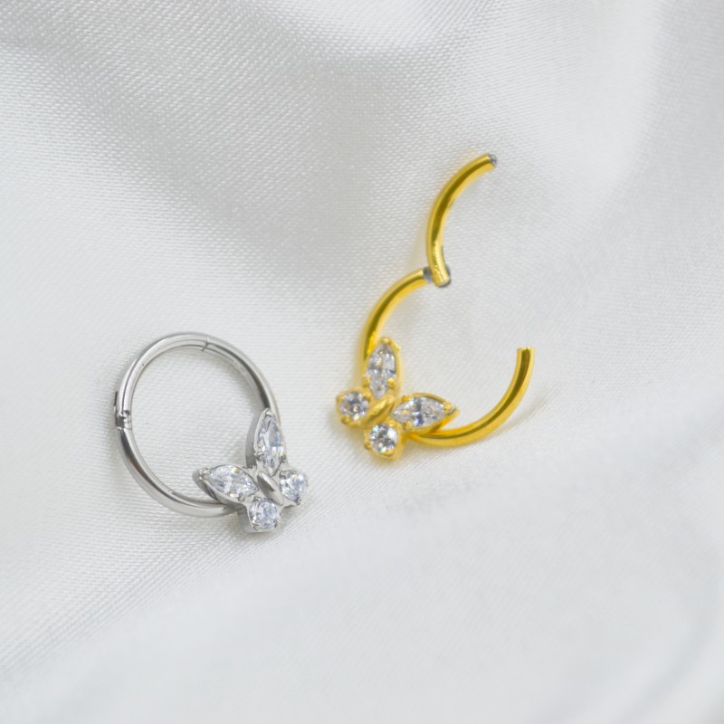 20pc/Lot 316L Surgical Steel S - огляд і ціна Clicker Ring Seamless