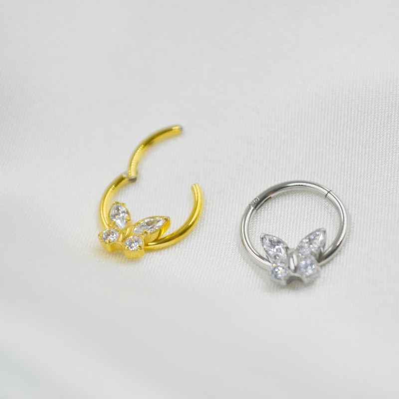 20pc/Lot 316L Surgical Steel S - огляд і ціна Clicker Ring Seamless