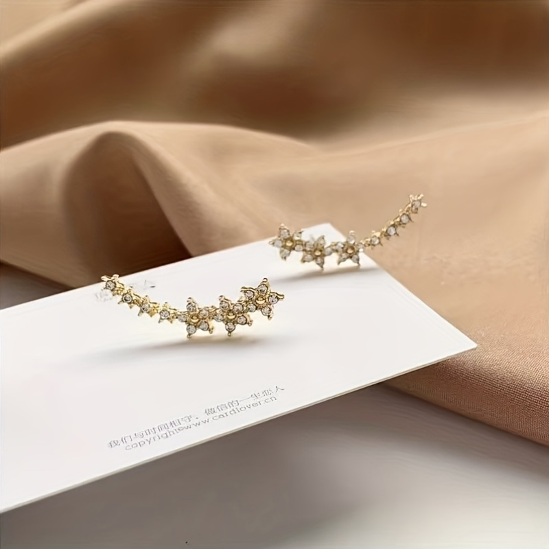 Women's Sequined Floral Earrin - огляд і ціна Body Jewelry For Sensitive Skin