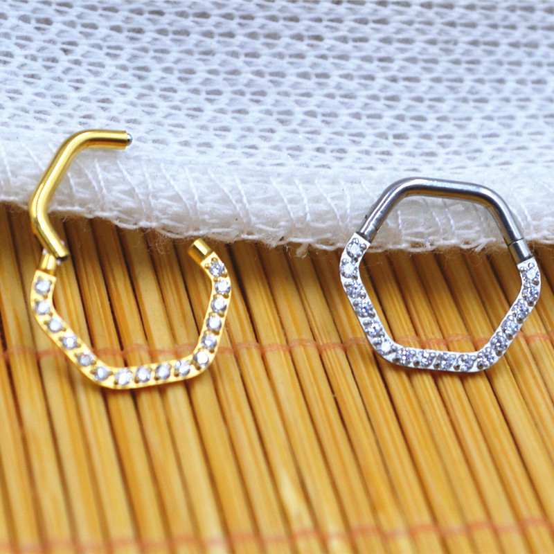 10pcs/Lot  316L Surgical Steel - огляд і ціна Clicker Ring Seamless