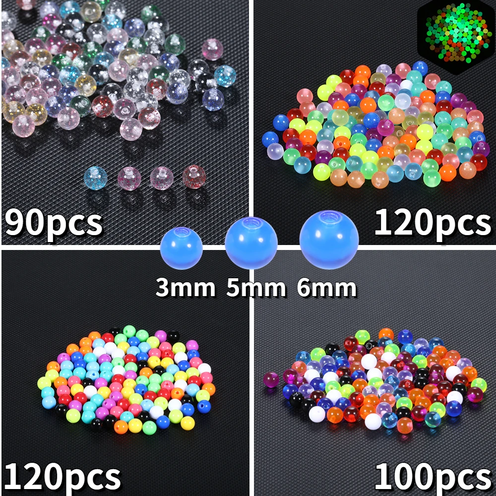90-120pcs Colorful Acrylic Rep - огляд і ціна Body Jewelry Replacement Ball