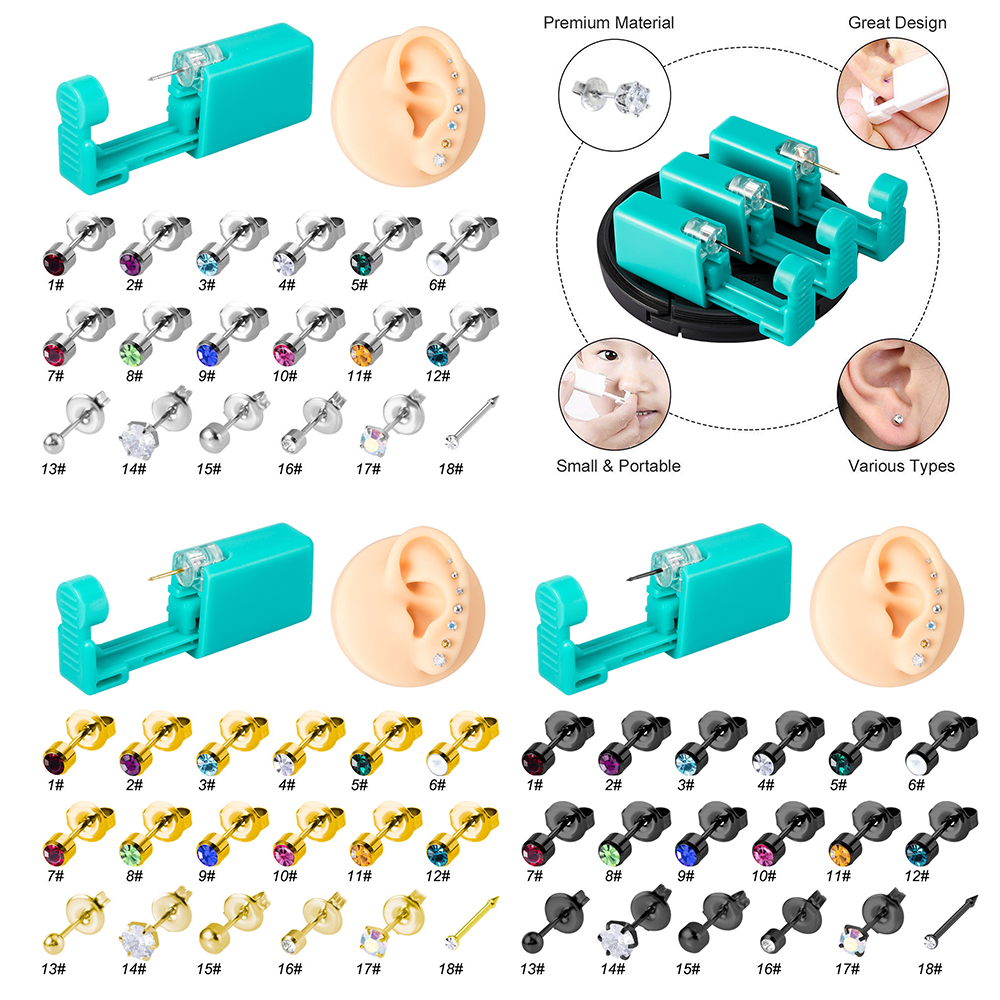 1 Unit Disposable Sterile Ear  - огляд і ціна Body Jewelry Factory