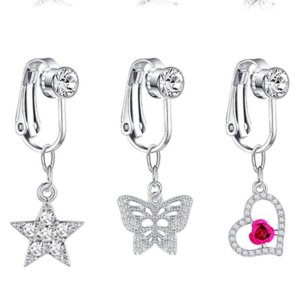 Accessories Clip On Earrings C - огляд і ціна Body Jewelry Cartilage Earrings
