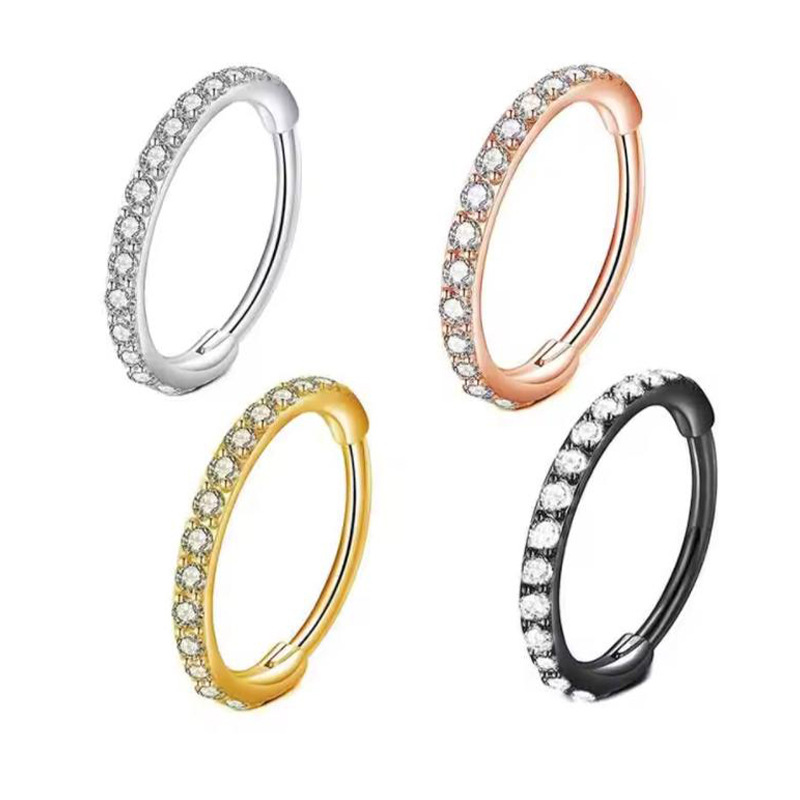 New Stainless Steel Nose Ring  - огляд і ціна Clicker Ring Seamless
