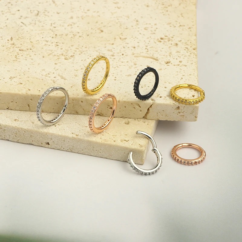 New Stainless Steel Nose Ring  - огляд і ціна Clicker Ring Seamless