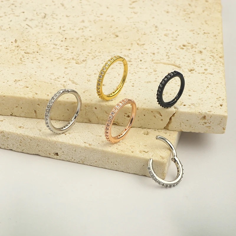New Stainless Steel Nose Ring  - огляд і ціна Clicker Ring Seamless