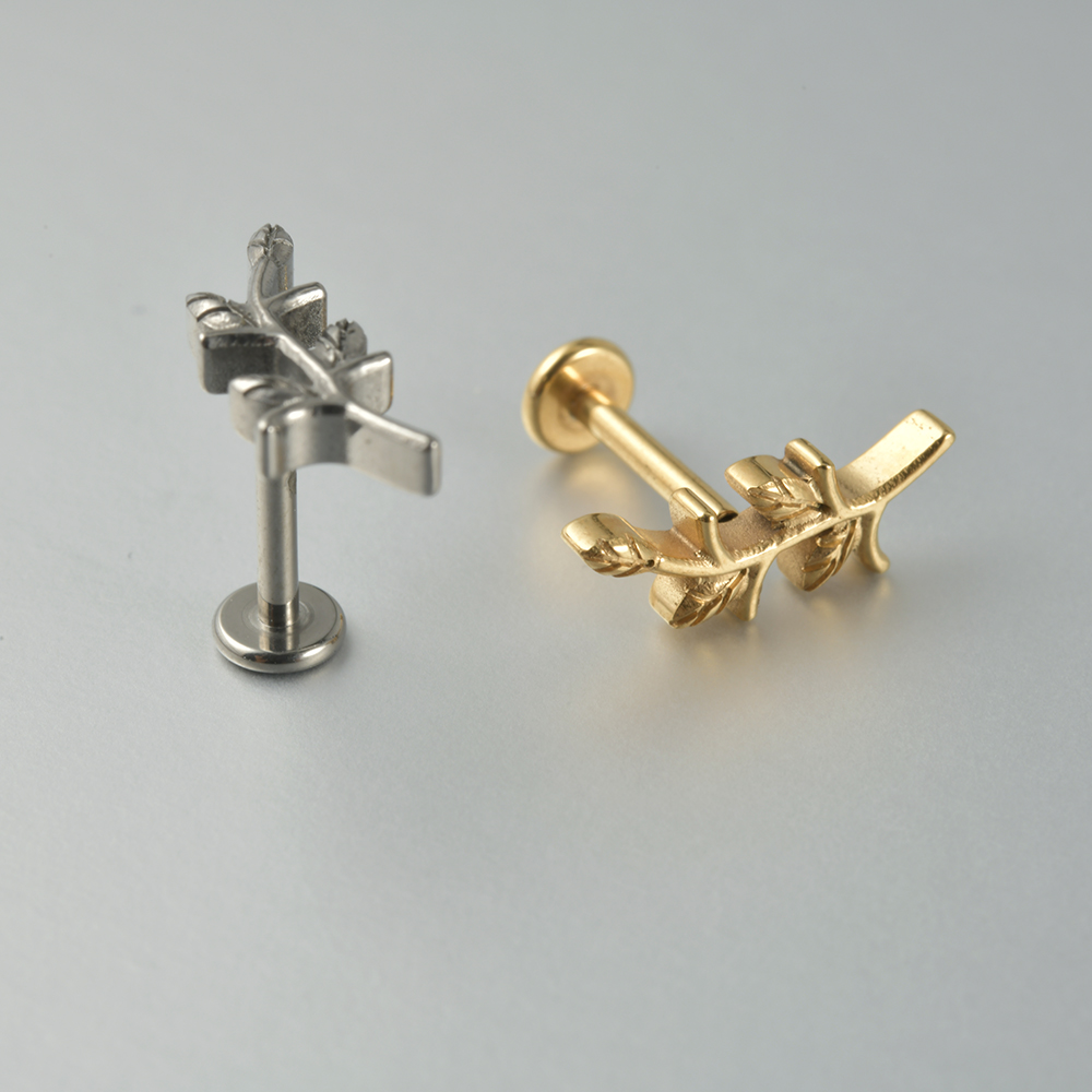 1PC Zircon&Opal G23 Solid Tita - огляд і ціна Cluster Stud Ear