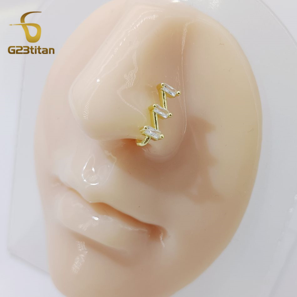 1pc Fake Nose Piercing Ring Wo - огляд і ціна Body Jewelry Cartilage Earrings