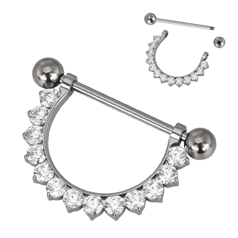 ASTM F136 Titanium PIERC CZ Pa - огляд і ціна Body Jewelry Types