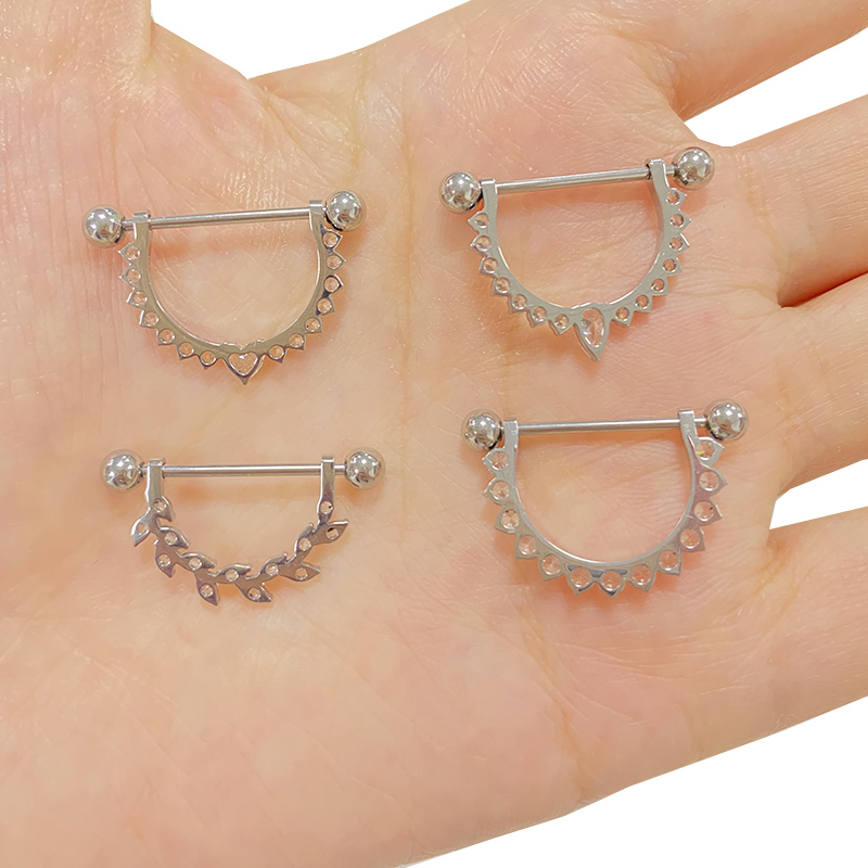 ASTM F136 Titanium PIERC CZ Pa - огляд і ціна Body Jewelry Types